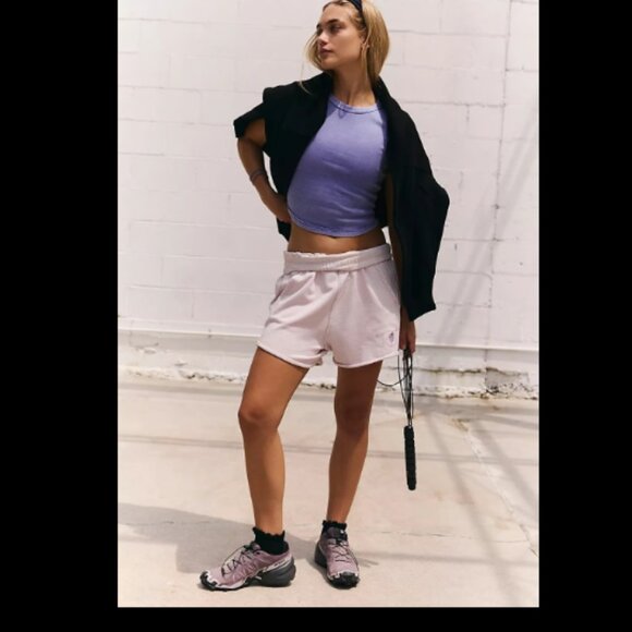 FREE PEOPLE FP MOVEMENT ALL STAR SUPER BERRY PULL ON SHORTS NWOT L - Picture 7 of 13